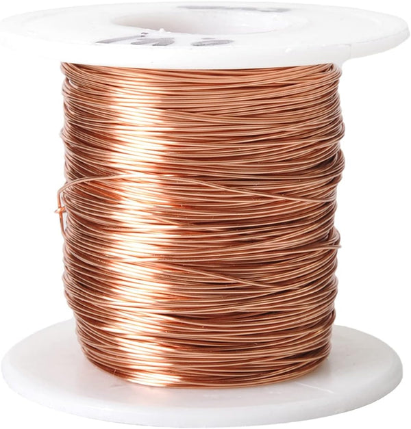 Fielect 0.41mm Inner Dia Magnet Wire Enameled Copper Wire Winding Coil 164Ft Length QA-1-155 Model