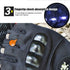 Cyuanxgr 8 LED Flashlight Gloves, Half Finger Lighted Gloves Gifts for Men Women, Flashlight Gloves with LEDs Stocking