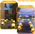 2-Pack ASOMST Garden Solar Lights Outdoor, Cracked Glass Ball Light Waterproof, Decorative Solar Globe Lights Warm