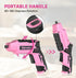 Bielmeier 4V Pink Cordless Screwdriver Set, Mini Electric Drill with 27 Piece Driver Set and USB Charger