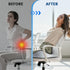 WADCIMC Tailbone Seat Cushion - Memory Foam Cushion for Office Chair, Lumbar Support Pillow One Piece, for Sciatica