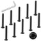 WYLWLS M6 x 55mm Bolt, 10 Pcs Per Set with 1 Hex Spanner,