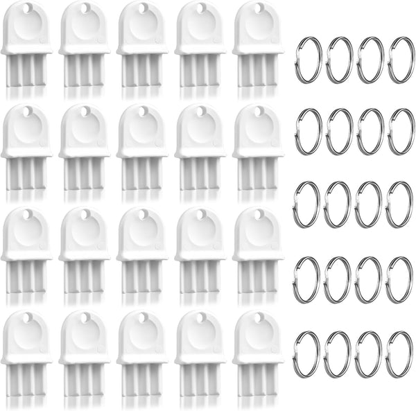 PEUTIER 20pcs Toilet Paper Dispenser Keys, Plastic Universal Paper Towel Dispenser Key Replacement