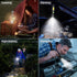 4 2 Pack Rechargeable Tactical Flashlight, USB Magnetic Flashlights with COB Flash Light - Models, Zoomable