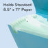 U Brands U-Eco 13 Pocket Poly Expandable File, Letter Size 8.5" x 11", Brights, Protective Flap with Closure