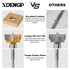 Forstner Bit 3/8 inch Shank, Cutting Diameter 1-1/16 inch, Drill Bit for Woodworking, Hole Opener for Plastic, Plywood