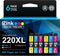 E-Z Ink Remanufactured Ink Cartridge Replacement for Epson 220 XL, 220XL, T220XL for WF-2760, WF-2750, WF-2630,