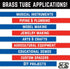 K & S Precision Metals 8140 K & S Engineering #140 Round Brass Tube, 17/32x12