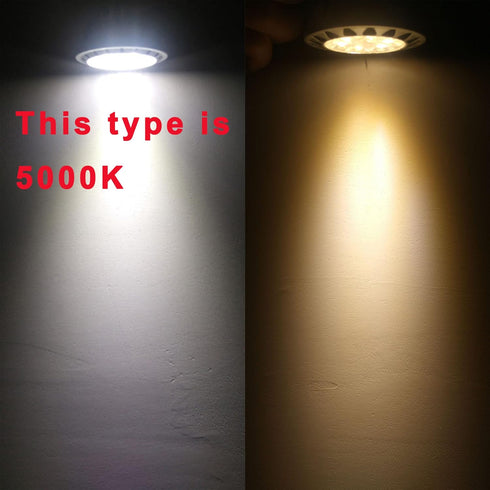 6 Pack ALIDE 5W MR16 5000K Daylight White LED Bulbs, 12V Low Voltage, Non-Dimmable for Outdoor Lighting