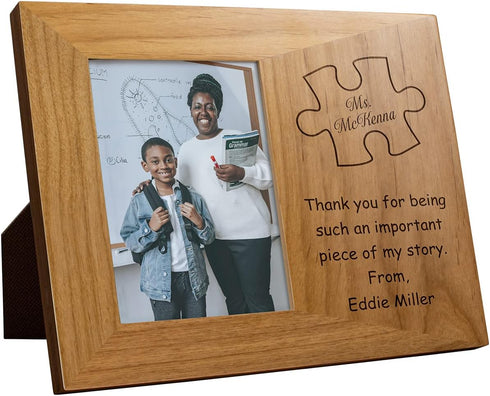 PlaqueMaker Personalized Thank You for Being A Piece of My Story Picture