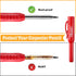 Hiboom 4 Pack Mechanical Carpenter Pencils with 24 Refills, 2.8 mm, Multicolor, Unisex