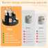 Pencil Pen Holder for Desk, 9 Slots 360 Degree Rotating Desk Organizer, Cute Pencil Cup Pot for Office, School, Home Use