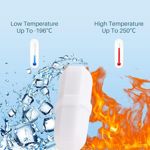 SWANSOFT 10 Pcs 20mm Small PTFE Magnetic Stir Bar for Laboratory Mixer