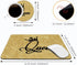 Mouse Pad - Gold Glitter Quotes Crown Queen, Non-Slip Rubber Base Rectangle Mouse Pads for Laptop & Computer