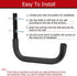 Heavdace 12.4 Inch Heavy Duty Garage Storage Hooks, Ladder Storage Hanger, Wall Mount Utility Hook for Outdoor Indoor