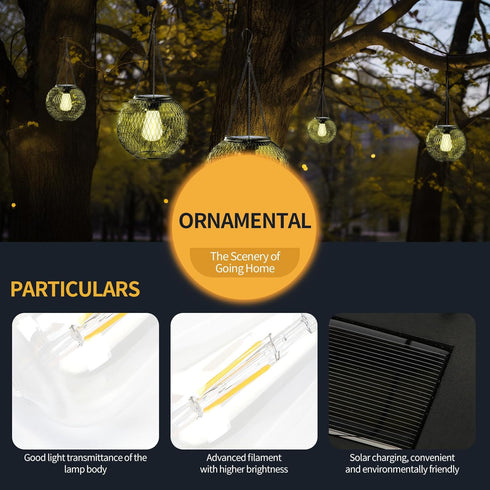 1 Pack Replacement Solar Light Parts-Solar Lanterns Outdoor Waterproof Two Sizes for Versatile Switching They Can Serve
