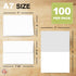 Greeting Cards Set - 5x7 Blank White Cardstock and Envelopes - Bulk Set of 25 for All Occasions