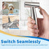 Neween Handheld Toilet Bidet Sprayer for Toilet-Adjustable Water Pressure Control with Bidet Hose for Feminine Wash