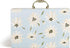 U Brands Expanding 19 Pocket Fashion File Folder, Blue Gilded Spring, 15.4” x 10.5” for Office Use