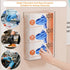 Yieach Acrylic Glove Box Holder Wall Mount With Adhesive,No Drilling Disposable Medical Rubber Glove Holder on Wall