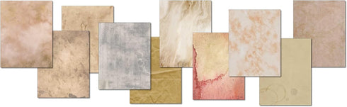 Vintage Paper Variety Pack 50pk - 8.5 x 11 inches, DIY Printing,