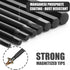 20 Piece Hex Head Allen Wrench Drill Bit Set, 1/4 Inch Hex Shank Metric and SAE S2 Steel with Magnetic Tips