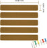 Bulletin Board Cork Board for Walls, Pin Board for Office, Brown Cork Boards for Wall Decoration