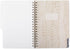 Fringe Studio Large Tab Notebook, Tribal Lines, Flexible Paperback Cover, College Ruled, 5 Subject, 180 Lined Pages