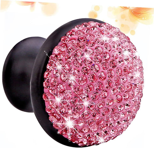 3pcs DOITOOL Vanity Stool Kitchen Cabinet Knobs Shining Alloy Door Knobs Dressing Table Hardware Mushroom