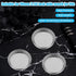 50pcs Synthetic Filter Paper Stickers, 84mm Diameter Adhesive Filter Discs for Mushroom Cultivation, 0.3 µm