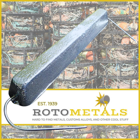 1.5 5 RotoMetals Pound Crab Pot Zinc Anode Bundle of Made in USA