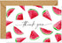 FYSUIMU 50 Pack Watermelon Thank You Cards Boxed Summer Note Cards with