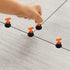 Generic 50 Sets 1/16 Inch Reusable Tile Leveling System Kit with Wrench, Tile Spacers and Leveling Clips, Anti-Lippage