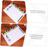 Exercise Board Reusable Stave Whiteboard, Writable Staff Teaching Whiteboard for Piano Stave Cards Notation Tool