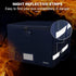 ENGPOW File Box with Lock - Fireproof Document Box with Zipper Lid, Portable Organizer for Hanging Letter/Legal Folder