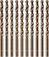 amoolo 11/64" Cobalt Drill Bit Set, 5 Pcs M35 HSS Metal Drill Bit for Hard Metal, Stainless Steel, Cast Iron