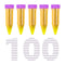 LABALPHA 5ml Conical Centrifuge Tubes with Screw Caps - 100Pcs Polypropylene Tubes with Graduated Spot