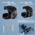 4 (2 2 Jetec Pieces Flashlight Mounting Brackets with Screws Versatile Clip Mount for LED Flashlights and Similar