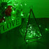 XINKAITE Waterproof LED Fairy String Lights Starry DIY Decoration for Indoor & Outdoor Parties 10FT Green