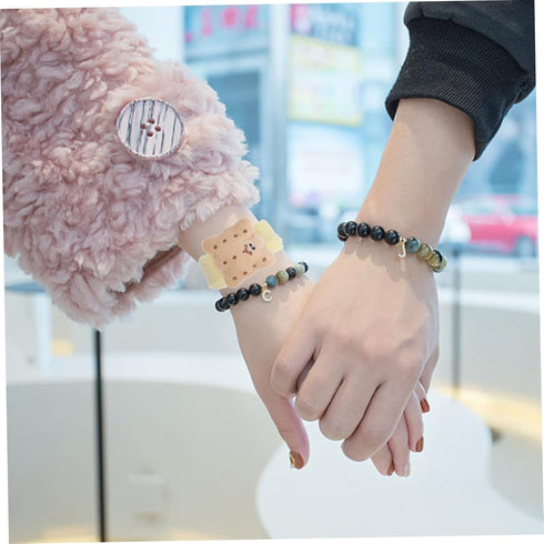 Kisangel Water Absorption Spa Wristband for Women Wash Bands for Makeup Yoga Wrist Cuffs to Keep Arms Dry Cute Design