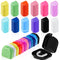 Sherr 120 Pcs Dental Retainer Cases Bulk with Holes 12 Colors Denture