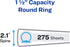 Avery Economy View Binder, 1.5" Rings, Color (Black, Light Blue, Navy Blue, Red) Will Vary, 1 Binder (12058) by AVERY