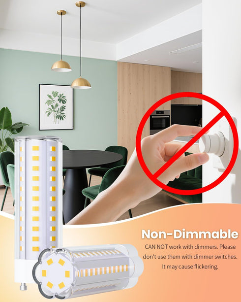 GU24 Bulb 4000K T2 13W 18W 23W Bulb GU24 Bulb 120V Non-Dimmable 10W Pack 2 Cheopha LED Natural White, Spiral CFL Light