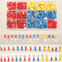 330PCS Crimp Connectors, 2.8mm 4.8mm 6.3mm Male and Female Spade Connector Kit, 15 Types