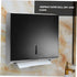 Stainless Steel Bathroom Tissue Holder with Anti-Splash Design Adhesive Paper Organizer for Wall Under-Cabinet Mount
