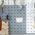 4Pcs Room,3.7x3.2x1.9 Pegboard Baskets: Hanging Pegboard Plastic Bins for Tool Organizer, Workbench Garage Wall Storage