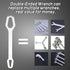 Double Ended Multifunctional Universal Wrench, Adjustable Wrenches for DIY Machine Auto Maintenance, Self-Tightening