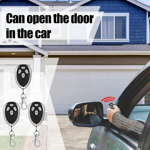 Kingdder 3 4 LM123 433.92mhz Programming Pcs Channels Gate Opener Remote Compatible with Aleko Garage Door Remote