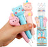 BUNMO Cute Pens - Squishy Fun Pens with Soft Grip & 6 Colorful Refills - Gifts for Tweens (3 Pack)
