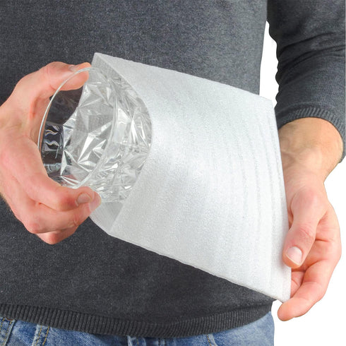 Foam Wrap Sheets Cushion Foam, 100 Pack for Moving, Shipping, Packaging, Storage, Safely Cushion Wrap for Dishes